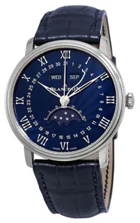 Blancpain Villeret 6654-1529-55B White gold Blue