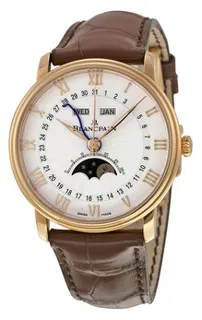 Blancpain Villeret 6664-3642-55B Red gold White