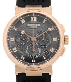 Breguet Marine Chronograph 5527BR/G3/5WV Rose gold Gray