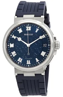 Breguet Marine 5517BB/Y2/5ZU 40mm White gold Blue