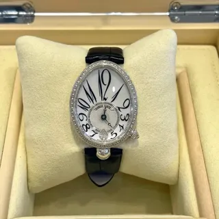 Breguet Reine de Naples 8918BB/58/964/D00D 36.5mm White gold White