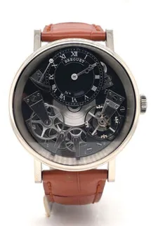 Breguet Tradition 7057BB/G9/9W6 White gold Black and Gray