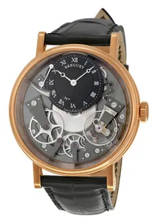 Breguet Tradition 7057br/g9/9w6 Rose gold Black and Gray