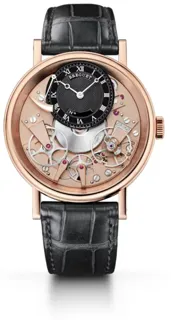 Breguet Tradition 7057br/r9/9w6 Rose gold Black and Golden