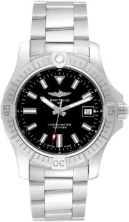 Breitling Avenger A17318 Stainless steel Black