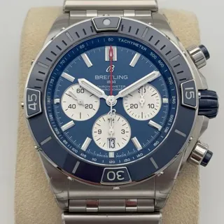 Breitling Chronomat AB0136161C1A1 44mm Stainless steel Blue