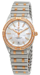 Breitling Chronomat U77310591A2U1 Rose gold and Stainless steel White