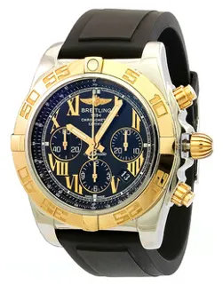 Breitling Chronomat CB011012/B957.131S.A20S.1 Stainless steel and 18k rose gold Black