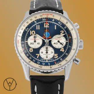 Breitling Navitimer A30022 38mm steel$sapphire crystal blue