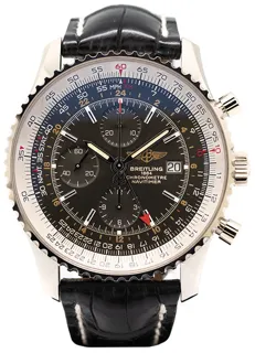 Breitling Navitimer World J24322 White gold Gray