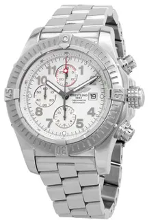 Breitling Super Avenger A1337011/A562.135A Stainless steel White