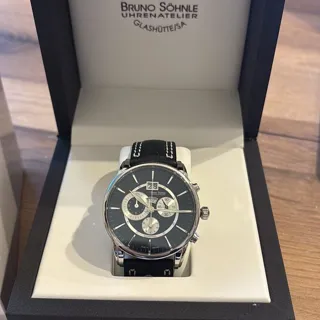 Bruno Söhnle Atrium 17-13054-741 43mm Stainless steel Black