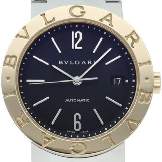 Bulgari Bulgari BB38SGAUTO/BB38SGD 38mm Yellow gold and Stainless steel Black