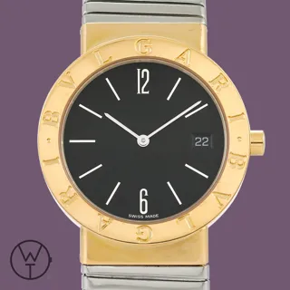 Bulgari Coulissant BB 33 GSCD Yellow gold Black