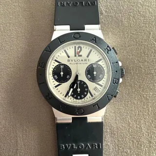 Bulgari Diagono AC 38 TA 38mm Aluminium Gray