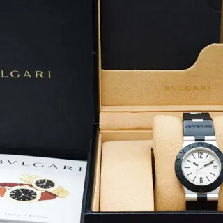 Bulgari Diagono AL32A 32mm Aluminium Champagne