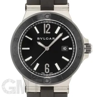 Bulgari Diagono DG42BSCVD 42mm Stainless steel Black