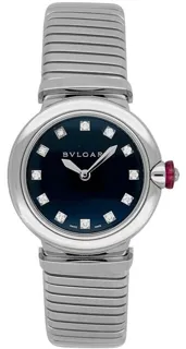 Bulgari Lucea LU28BSS/12.T 28mm Stainless steel Black