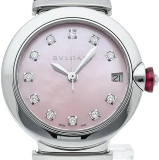 Bulgari Lucea LU33S/LU33C2SLD/11 33mm Stainless steel Pink