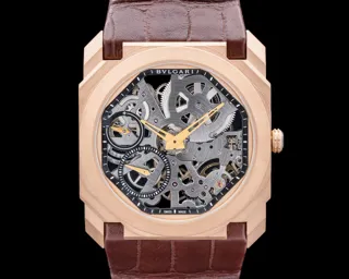 Bulgari Octo Finissimo Skeleton 102946 40mm Rose gold Skeletonized