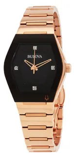 Bulova Gemini 97P158 Stainless steel Black