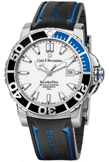 Carl F. Bucherer Patravi ScubaTec 00.10632.23.23.01 44.5mm Stainless steel White