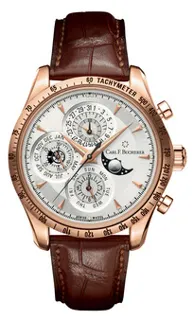 Carl F. Bucherer Manero Chronograph Perpetual 00.10907.03.13.01 Rose gold Silver