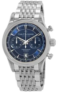 Carl F. Bucherer Manero Chronograph 00.10919.08.53.21 Stainless steel Blue