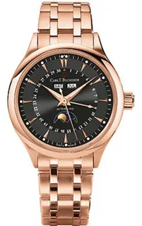 Carl F. Bucherer Manero 00.10909.03.33.21 38mm 18kt Rose Gold Black