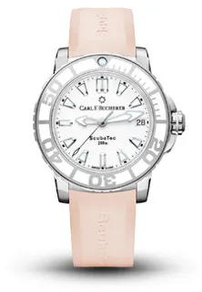 Carl F. Bucherer Patravi ScubaTec 00.10634.23.23.04 36.5mm Stainless steel White