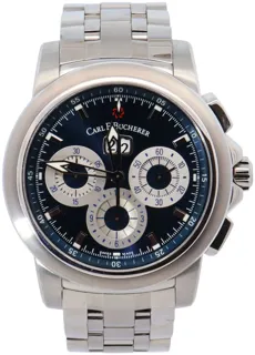 Carl F. Bucherer Patravi 00.10624.08.53.21 44.5mm Stainless steel Blue