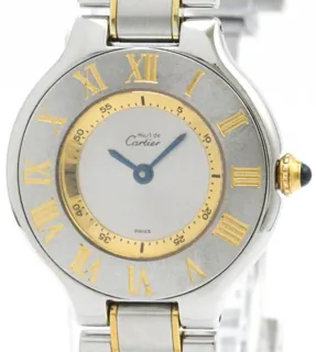 Cartier 21 Must de Cartier W10073R6 28mm Gold-plated Silver