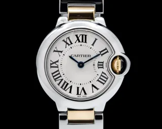 Cartier Ballon Bleu W69007Z3 28mm Yellow gold and Stainless steel Silver