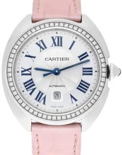 Cartier Clé de Cartier Stainless steel and Diamond Silver