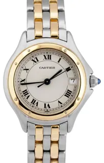 Cartier Cougar 187906 26mm Yellow gold and Stainless steel Champagne