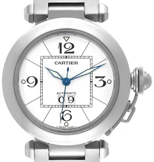 Cartier Pasha de Cartier Stainless steel White