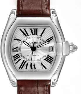 Cartier Roadster W62025V3 38mm Stainless steel Silver