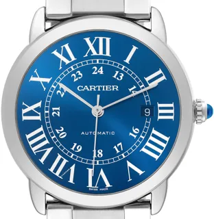 Cartier Ronde Solo WSRN0023 Stainless steel Blue