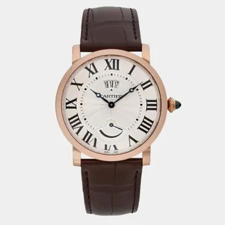 Cartier Rotonde de Cartier W1556252 40mm Rose gold Silver