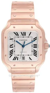 Cartier Santos WGSA0018 Rose gold Silver