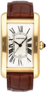 Cartier Tank Américaine W2603156 Yellow gold White