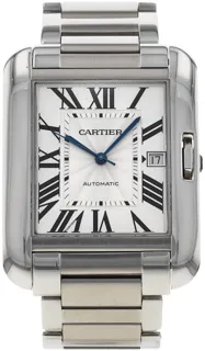 Cartier Tank Anglaise w5310008 Stainless steel Silver