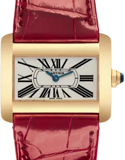 Cartier Tank Divan W6300356 Yellow gold Silver