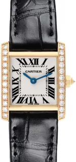 Cartier Tank Française WE100151 Yellow gold Silver