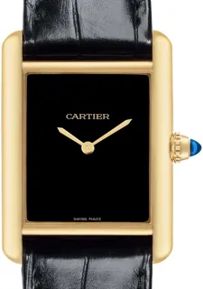 Cartier Tank Louis WGTA0091 Yellow gold Black