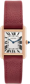 Cartier Tank W5200024 Stainless steel and 18k rose gold Silver