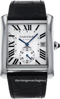 Cartier Tank W5330003 Stainless steel Silver