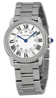 Cartier Rondo Solo W6701004 Stainless steel Silver