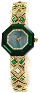 Century K18YG/ 23.1mm Yellow gold Green