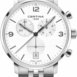 Certina DS Caimano C035.417.11.037.00 42mm Stainless steel Silver